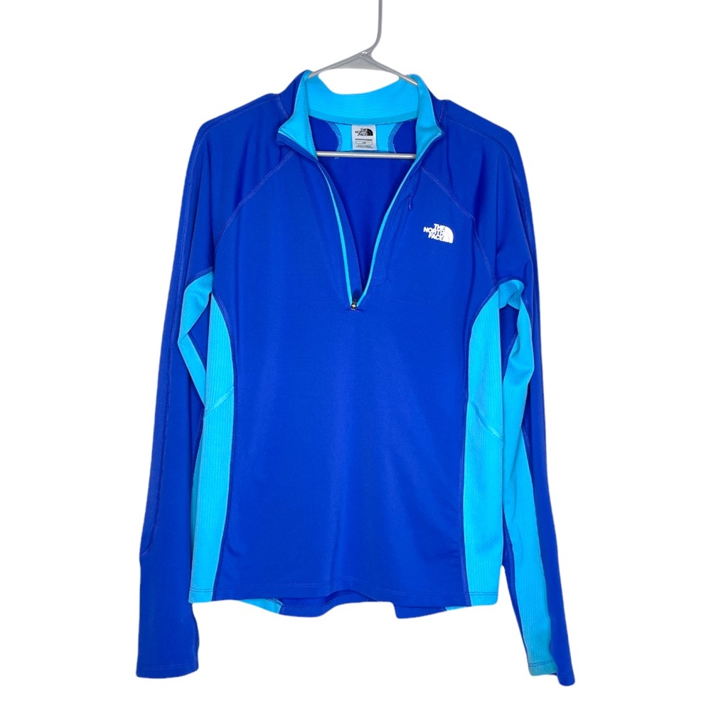 EUC North Face 1/4 Zip Vapor Wick Pullover - Large